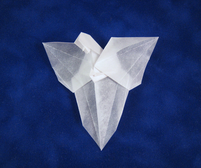 Origami Angel by Neal Elias. Folded by Gilad Aharoni on giladorigami.com