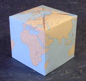 Origami Fujimoto Cube by Fujimoto Shuzo. Folded by Gilad Aharoni on giladorigami.com