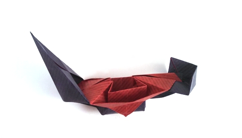 Origami Treasure ship by Traditional. Folded by Gilad Aharoni on giladorigami.com