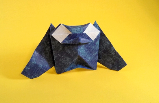 Origami Owl - oligami by Edward Megrath. Folded by Gilad Aharoni on giladorigami.com