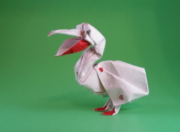 Origami Pelican by Pasquale d'Auria. Folded by Gilad Aharoni on giladorigami.com