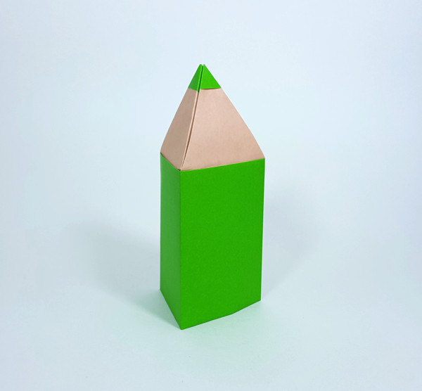 Origami Pencil - 3D by Andreas Bauer folded by Gilad Aharoni