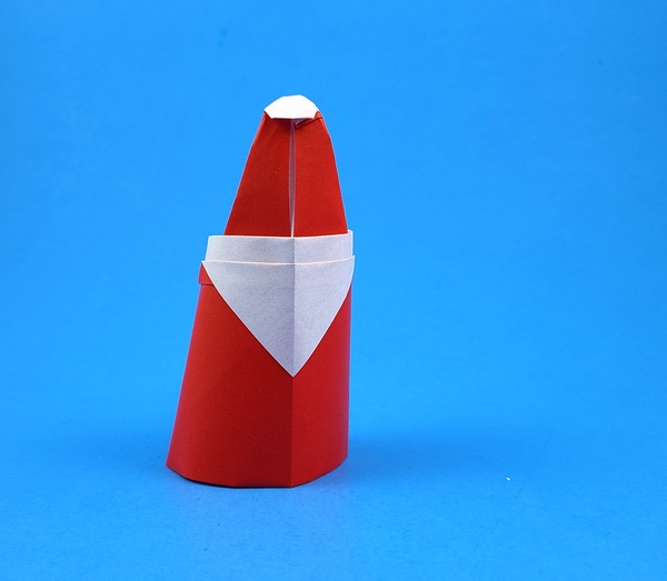 Origami Santa Claus by Sanja Srbljinovic Cucek folded by Gilad Aharoni
