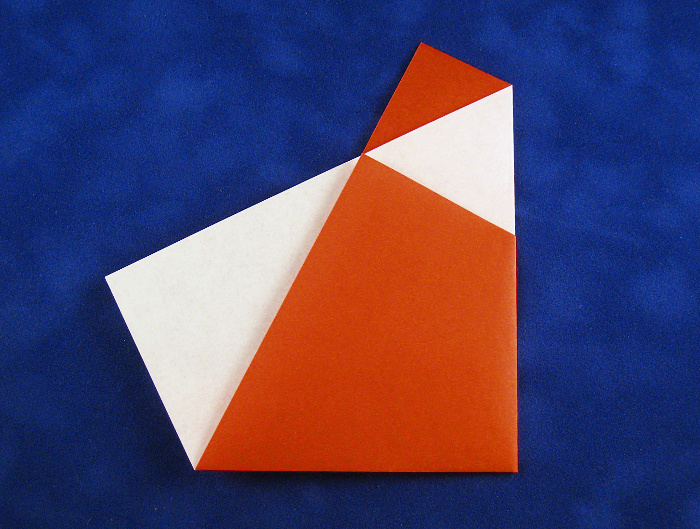Origami Santa Claus by Paula Versnick. Folded by Gilad Aharoni on giladorigami.com
