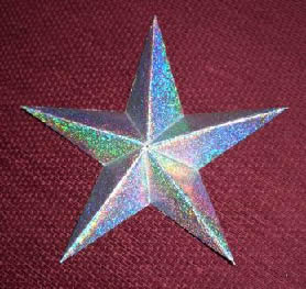 Origami 45 degree star unit by Nick Robinson. Folded by Gilad Aharoni on giladorigami.com