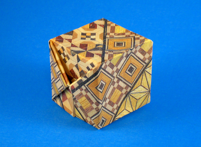 Origami Waterbomb by Traditional. Folded by Gilad Aharoni on giladorigami.com