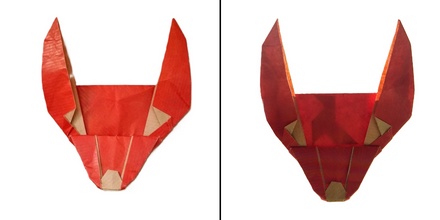 Origami What is the fox thinking about by Michel Grand on giladorigami.com
