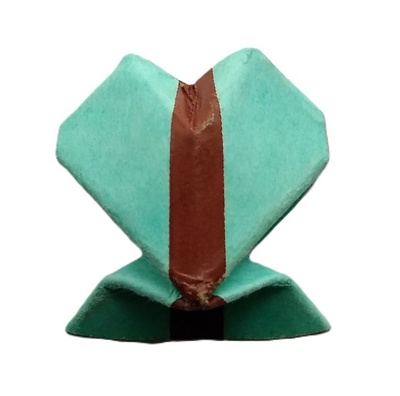 Origami Jumping heart by Michel Grand on giladorigami.com