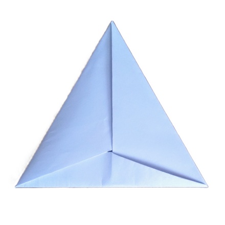 Origami Equitriangle envelope 1 by Michel Grand on giladorigami.com