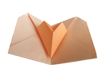 Origami Pop up heart card by Michel Grand on giladorigami.com