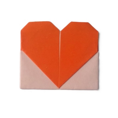 Origami Pocket heart by Pat Truitt on giladorigami.com