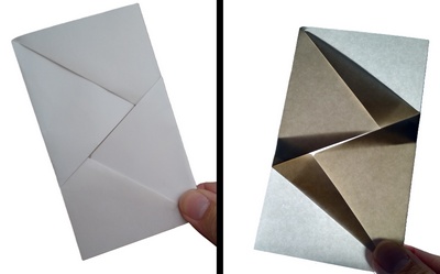 Origami Z ray sqrt(3) variation by Michel Grand on giladorigami.com