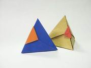 Origami Pyramid container by Makoto Yamaguchi on giladorigami.com