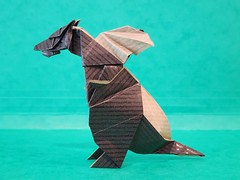 Origami Tae-dragon by Yoo Tae Yong on giladorigami.com