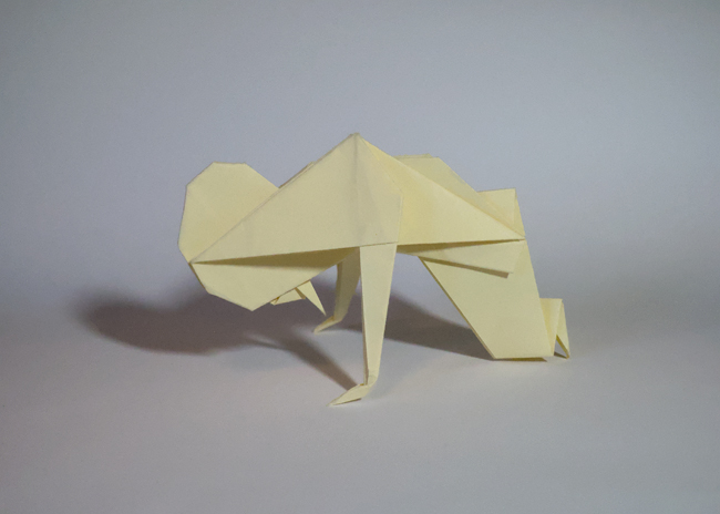Origami Praying Moor by Traditional on giladorigami.com