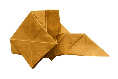 Origami Roman cart by Angel Ecija Blanco on giladorigami.com