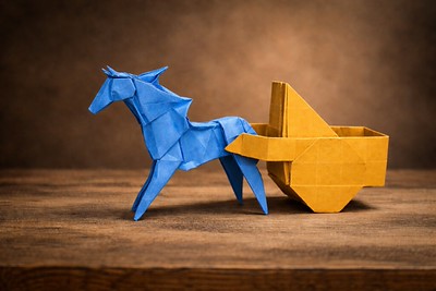 Origami Horse by Leonardo Pulido Martinez on giladorigami.com