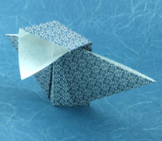 Origami Pecking bird by Nick Robinson on giladorigami.com