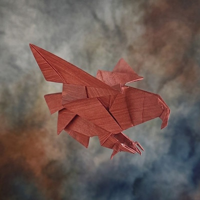 Origami Eagle by Gotani Tetsuya on giladorigami.com