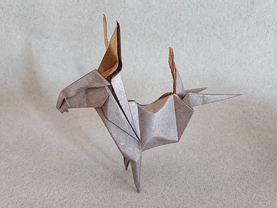 Origami Donkey by Renee Mollo Guzman on giladorigami.com