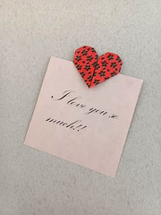 Origami Heart card by Francis Ow on giladorigami.com