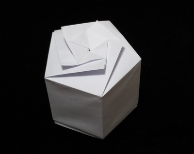 Origami 5 corner box by Tomoko Fuse on giladorigami.com
