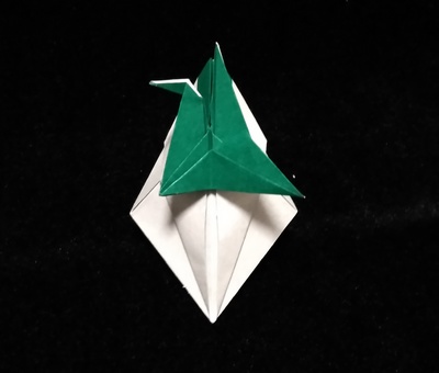 Origami Case with crane by Kawate Ayako on giladorigami.com