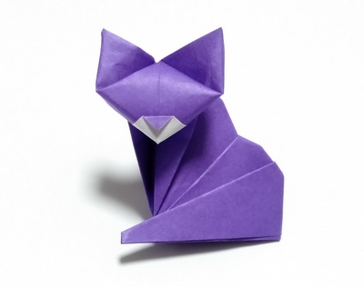 Origami Cat by Eiji Tsuchito on giladorigami.com