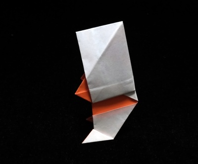 Origami Child in snow country by Kunihiko Kasahara on giladorigami.com
