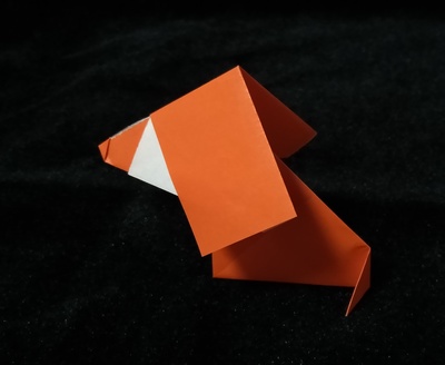 Origami Dog - nodding by Paul Jackson on giladorigami.com