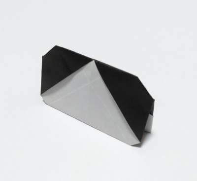 Origami Envelope with double Ofuku faces by Kawate Ayako on giladorigami.com