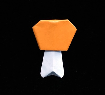 Origami Fried chicken by Fukuoka Chiyo on giladorigami.com