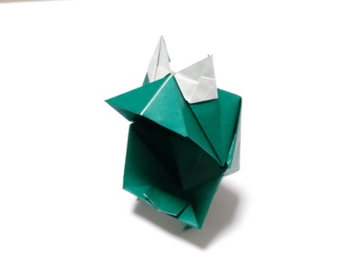 Origami Frog by Miyasaka Shunji on giladorigami.com