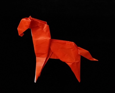 Origami Horse by Marc Kirschenbaum on giladorigami.com