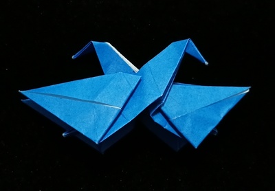 Origami Love birds by Giuseppe Baggi on giladorigami.com