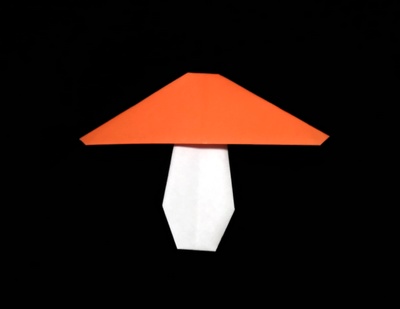 Origami Mushroom by Kamio Hitoshi on giladorigami.com