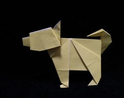 Origami Shiba Inu by Makoto Yamaguchi on giladorigami.com