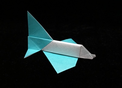 Origami Space shuttle by Daniel Porter on giladorigami.com