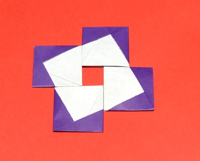 Origami Square puzzling by Robert Neale on giladorigami.com