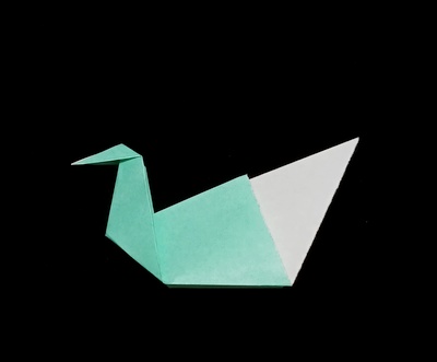 Origami Water bird by Traditional on giladorigami.com