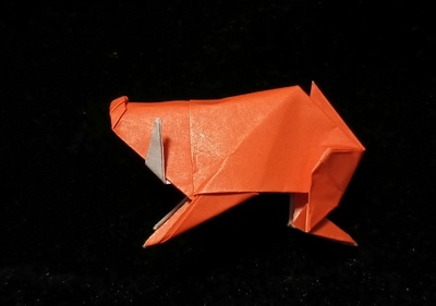Origami Wild boar by Toshie Takahama on giladorigami.com