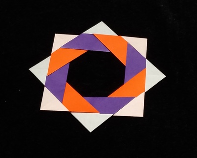 Origami Wreath by Sone Yasuko on giladorigami.com