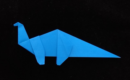 Origami Apatosaurus by Kimura Yoshihisa on giladorigami.com