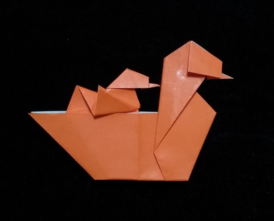Origami Bird family by Makoto Yamaguchi on giladorigami.com