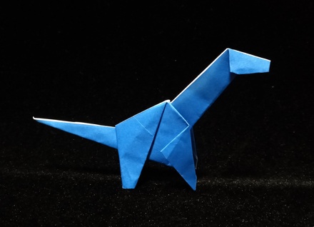 Origami Brachiosaurus by Yamada Katsuhisa on giladorigami.com