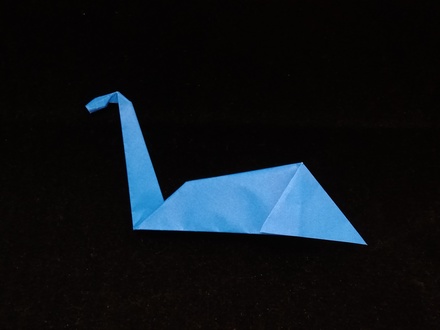 Origami Brontosaurus by Kenji Houston on giladorigami.com
