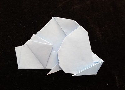 Origami Cat by Hatakeyama Hisako on giladorigami.com