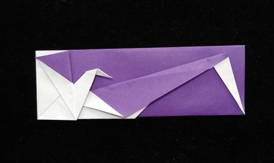 Origami Chopstick envelope with boat by Umeoka Chika on giladorigami.com