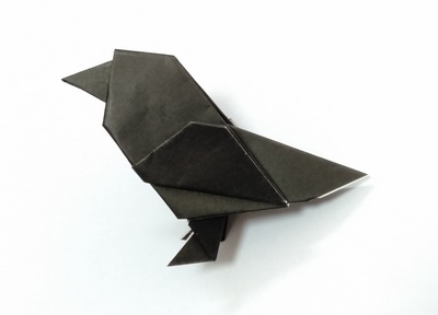 Origami Crow by Matsuno Yukihiko on giladorigami.com