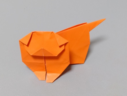 Origami Doggie by Kawate Ayako on giladorigami.com